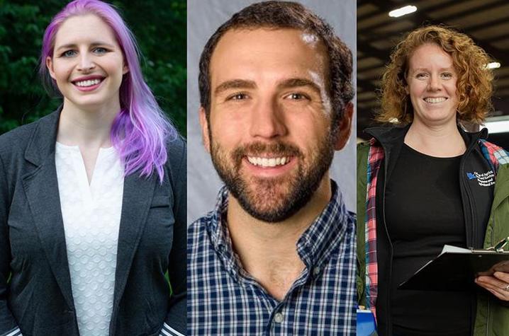 Allyssa Kilanowski, Tim Shull, and Staci McGill